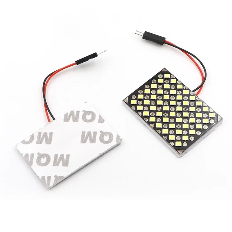 T10 5050 3030 LED Panel wewnętrzny białe światło samochodowe lampka do czytania uniwersalne bagażnik samochodowy kopuły dachowe żarówki 48 24 12 SMD