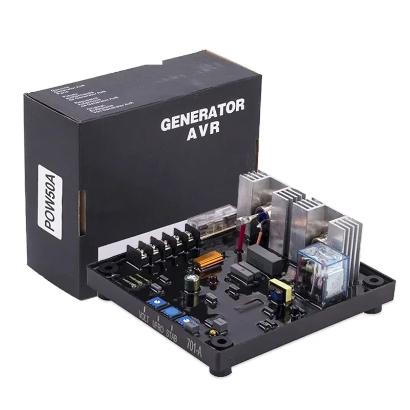 High Quality POW50A AVR Universal Automatic Voltage Regulator Generator Stabilizer Genset Parts