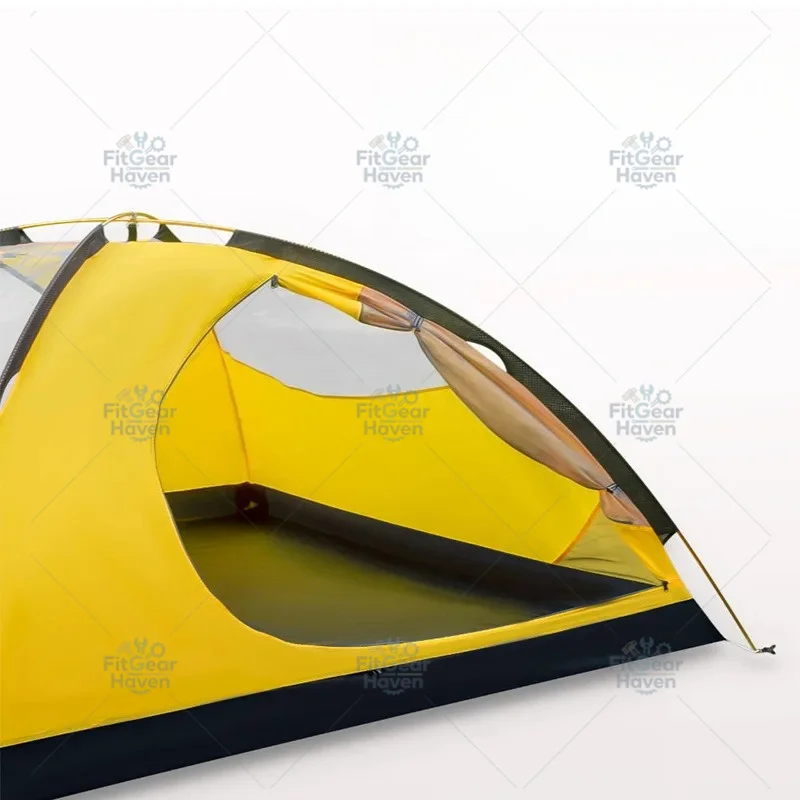 2-Person Camping Tent Waterproof Portable Rain Shelter for Hiking & Outdoor Camping