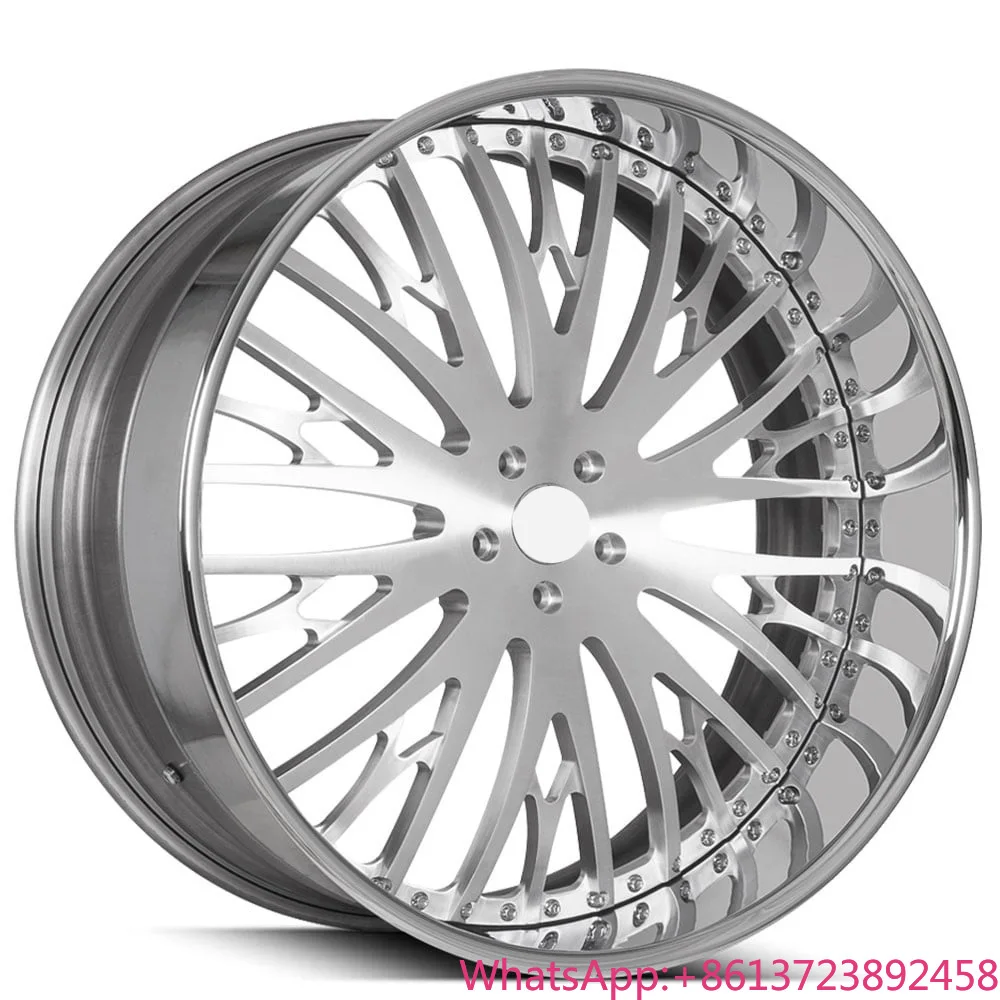 

Forged Car Rims 2 Pieces Alloy Rims Wide Lip 5x112 5*120 16-22 for 350Z 370Z GT-R R35 C260 E300 M235