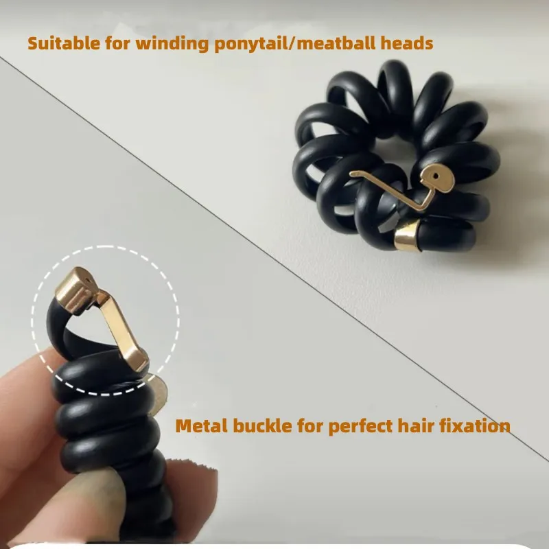 Creative Magic Hair Weaving Artifact Telephone Line Hair Band For Women Girls Elastic Rubber Band Tied Fashion Hair Accessories
