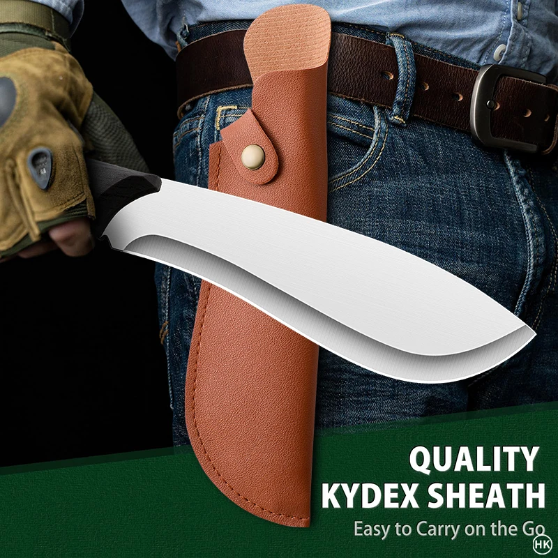 Sharp bone cutting knife, household multifunctional high hardness bone cutting knife, pig and sheep slaughtering U9195