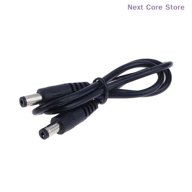 [NC]DC Power Plug 5.5 x 2.1mm Male To 5.5 x 2.1mm Male CCTV Adapter Connector Cable 12V 10A Power Extension Cords 0.5m[NC]