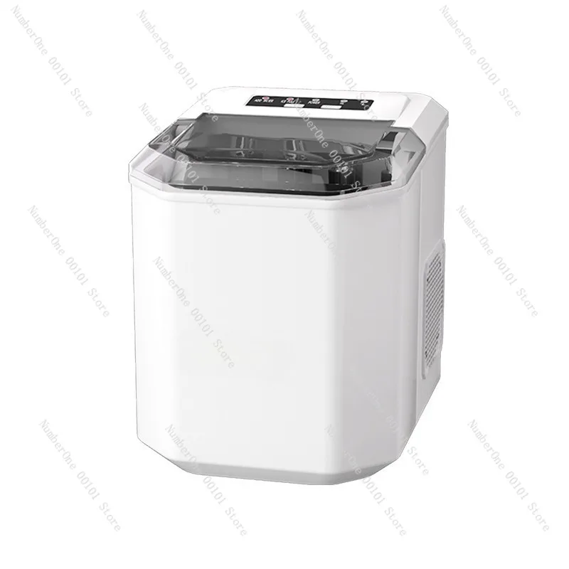 Compact US Standard Home Ice Maker Machine Mini Countertop Automatic Self Cleaning Small Large Bullet Ice Cubes Portable