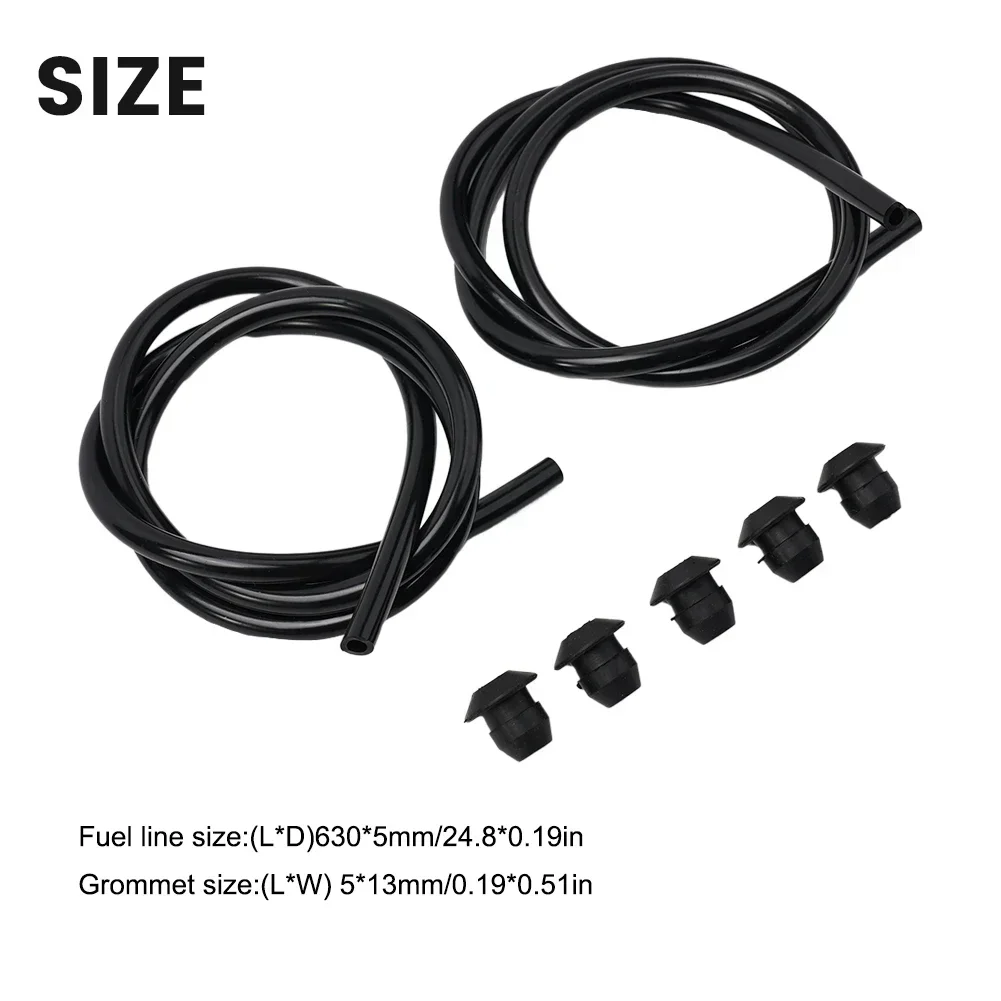 Imagem -03 - Kit Grommet Tanque de Combustível Preto Gasolina Tubo de Mangueira Stihl Parte Borracha Fc75 Fs74 Fs76 Fs85 1pc
