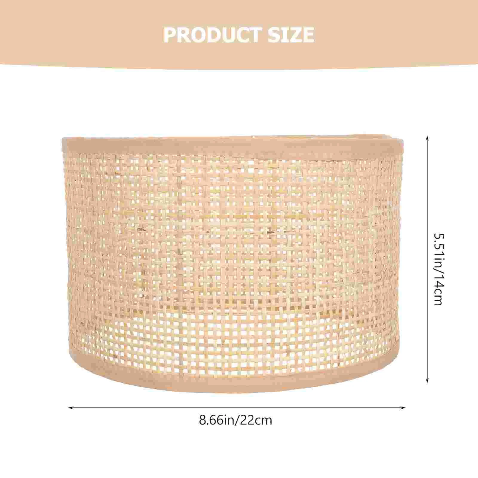 Vintage Pendant Light Retro Decor Woven Lampshade Hotel Chimney Desk Floor Rattan