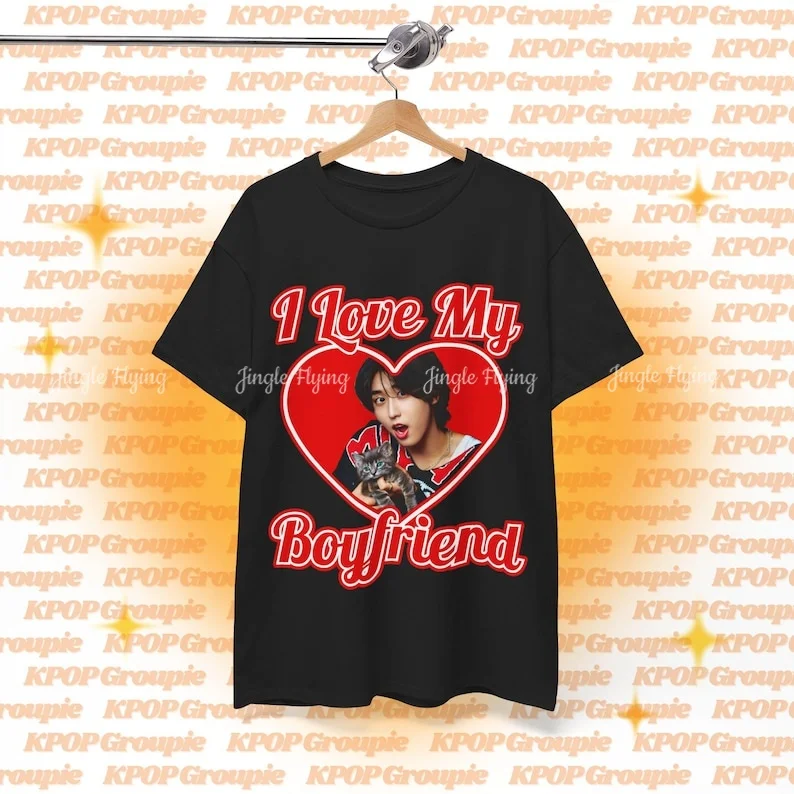 Han Jisung I Love My Boyfriend Shirt Bootleg Merch Tshirt Gift Ideas For Stays