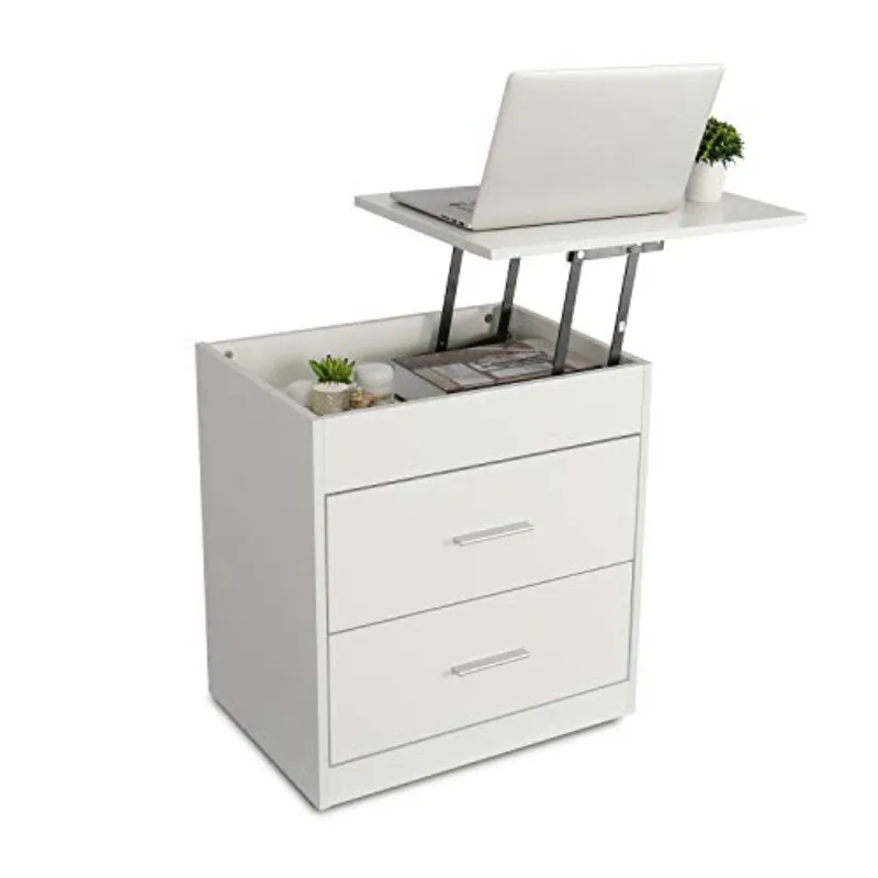 

Bedside cabinet Smart Nightstand with adjustment bedside foldable reading table