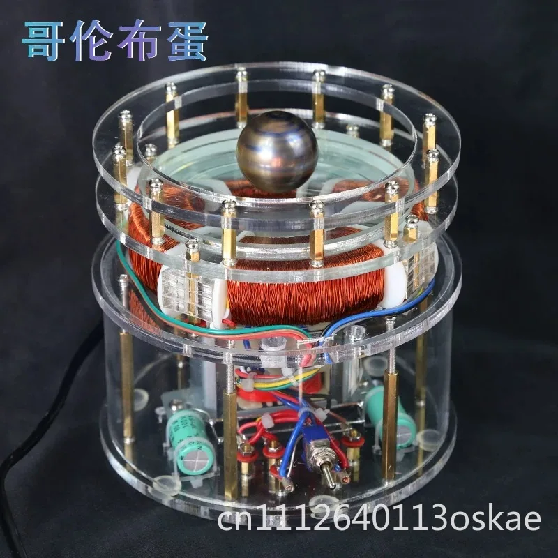 Tesla Columbus Egg Induction Motor Model Demonstration Rotating Magnetic Field Explanation Science And Technology Museum Display