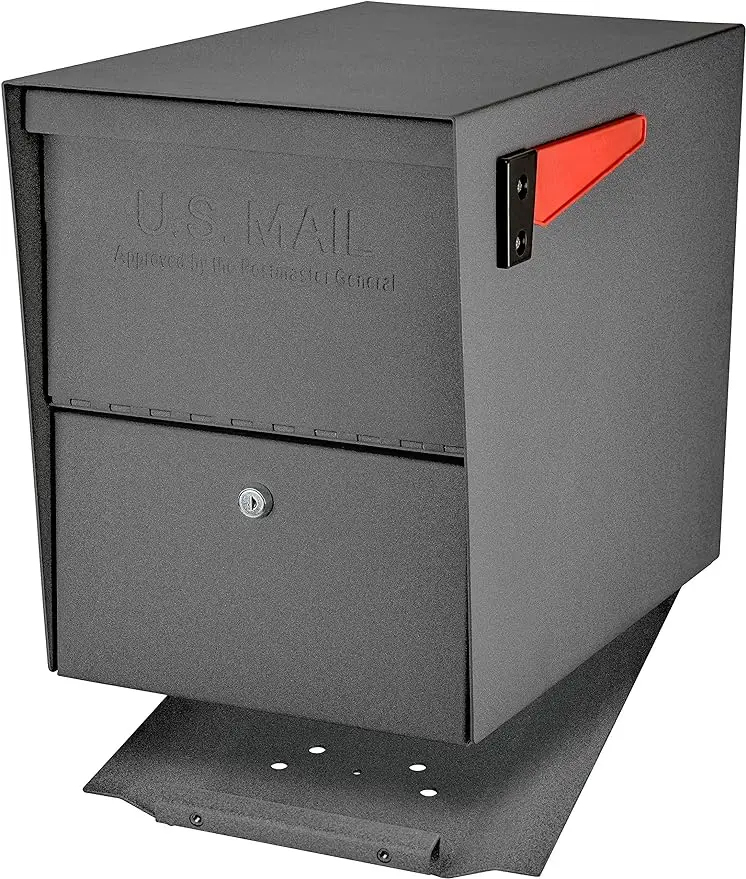 

Security Mailbox with Curbside Locking, Mail Boss 7205 Package, Granite, 21.5x12x16.5 Inches