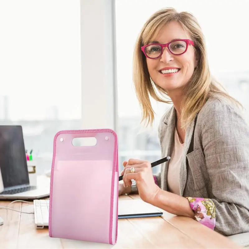 مجلد الملفات المتوسع الأكورديون المحمول ، منظم الملفات ، مستند ورقي A4 ، منظم الإيصالات ، مجلد الملفات ، 13 جيوب