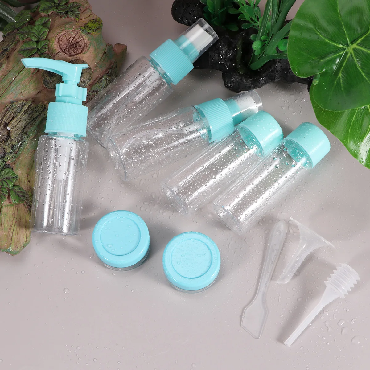 

11pcs Bottles Travel Bottles Refillable Pet Durable Lightweight Skincare Organizer For Shampoo Lotion Face Wash