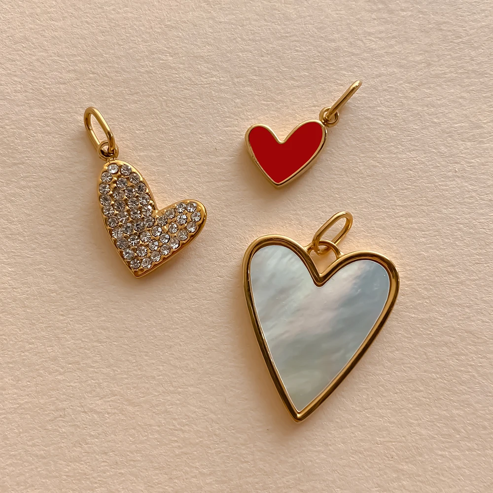 Bohemian Heart Charm for DIY Jewellery Making