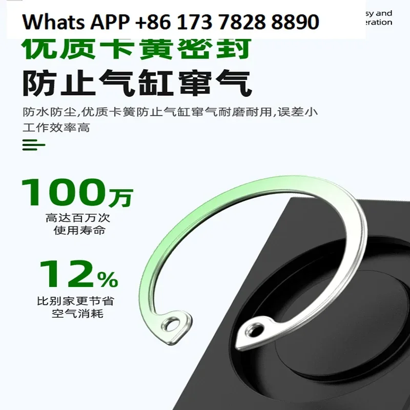 パイプラインストッパーブロック、シリンダー倍速チェーン、停止シリンダー制限、Zdq32-10