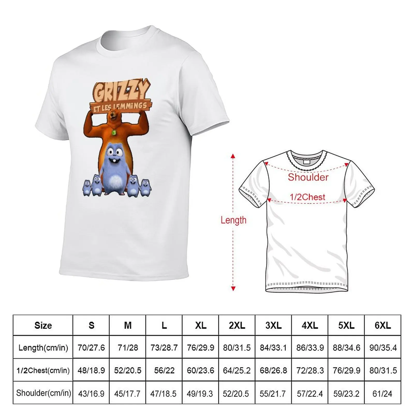 Grizzy and lemmings Active T-Shirt affliction shirts vintage graphic tee men workout shirt