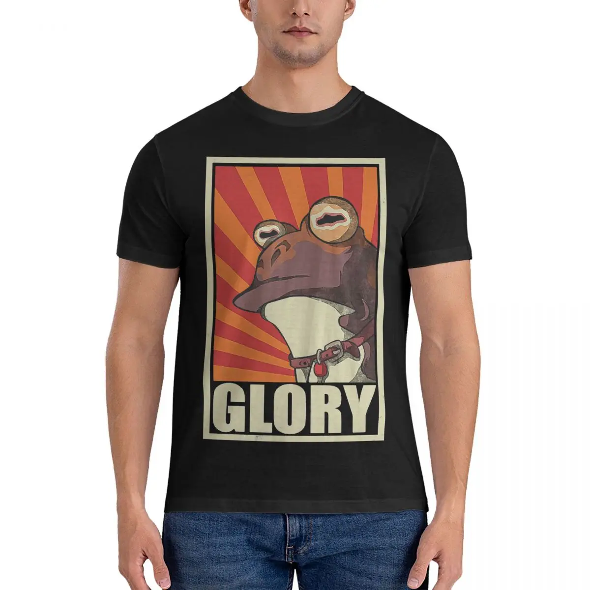 Men T-Shirt Glory Unique 100% Cotton Tee Shirt Short Sleeve F-Futurama T Shirts Round Neck Clothes Adult