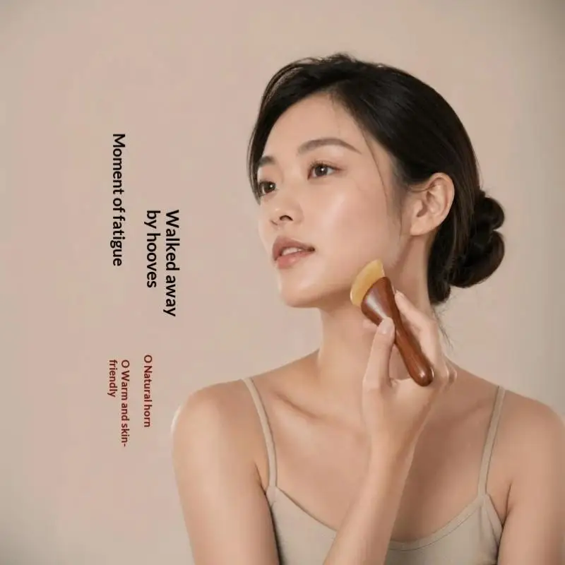 1Pcs Natural Material Face Lifting And Tightening Eye Massage Stick Reduce Puffiness Sandalwood Massager