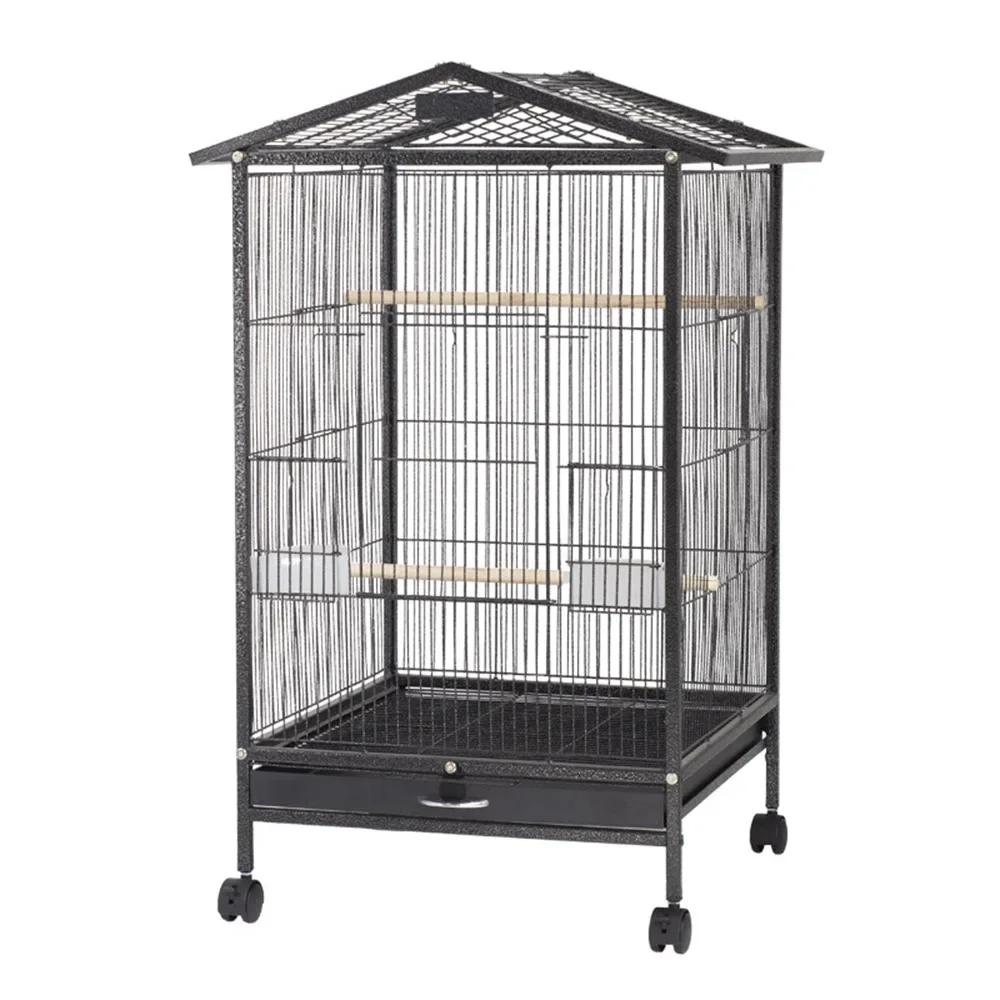 Best Sale New Spot large parrot bird cage metal Steelencryption Wire Breathable Deluxe Extra Large removable Pets Cage Bird