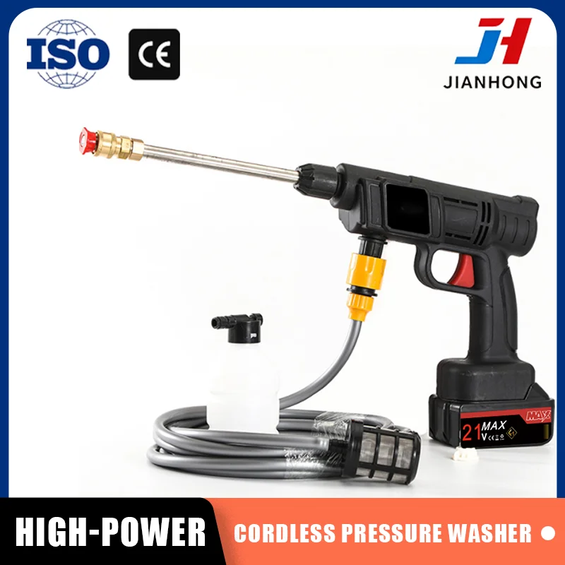 JH ليثيوم المحمولة الساخن بيع آلة غسل سيارات الكهربائية جهاز تنظيف يعمل بالضغط العالي