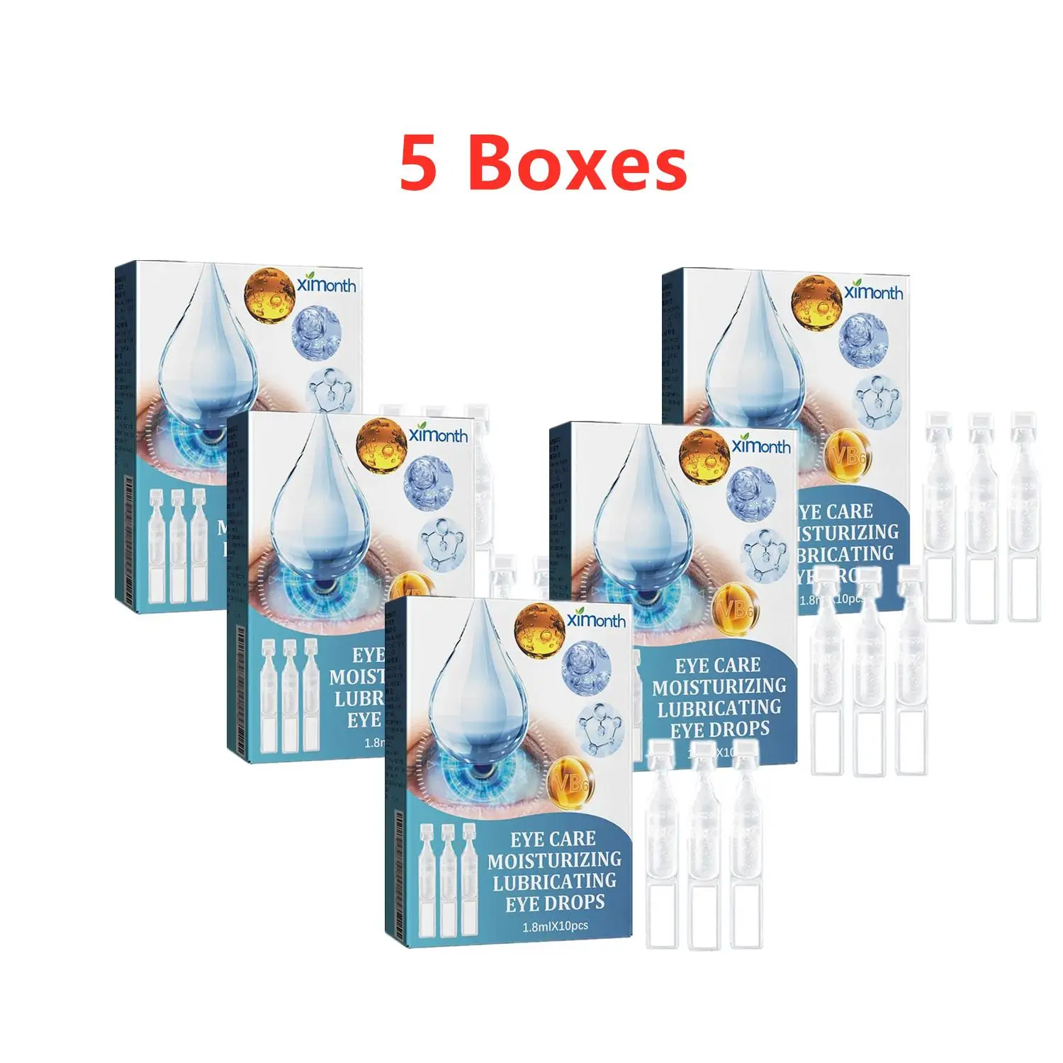 

5 Boxes Cataract Cure Eye Liquid Eyes Fatigue Treatment Relief Eyeball Dry Itchy Restore Eyesight Vision Improvement Eyes Drops