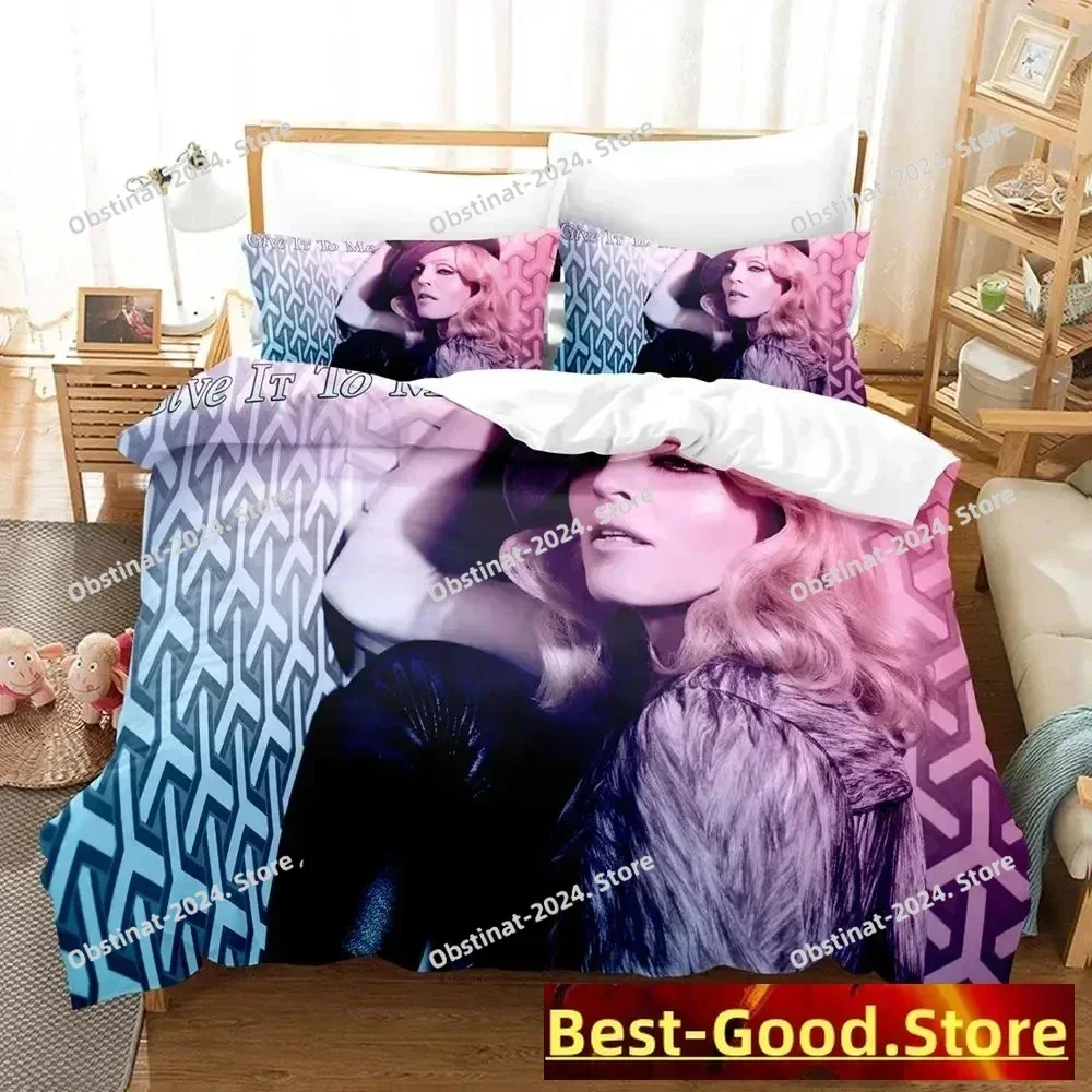 2023 Sexy Madonna Bedding Set Printed Bed Set With Pillowcase Bed Duvet Cover Soft Single Double Queen Super King Size Bedroom