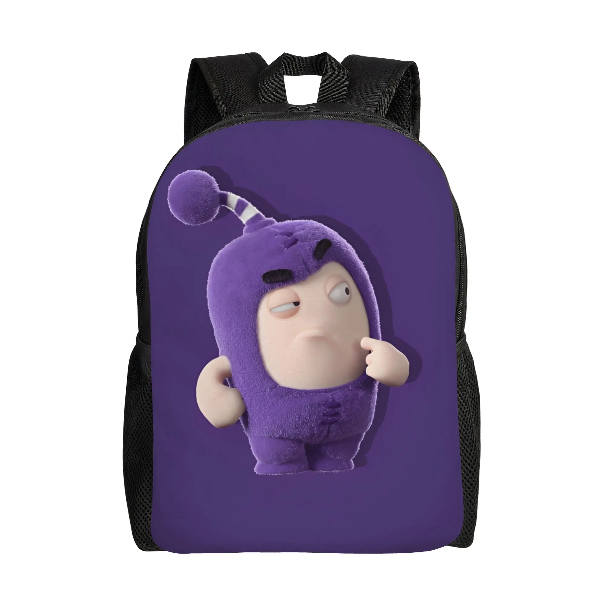 Рюкзак с героями мультфильмов Oddbodes, дышащие рюкзаки для подростков, полиэстеровые оригинальные школьные сумки, походные рюкзаки на заказ