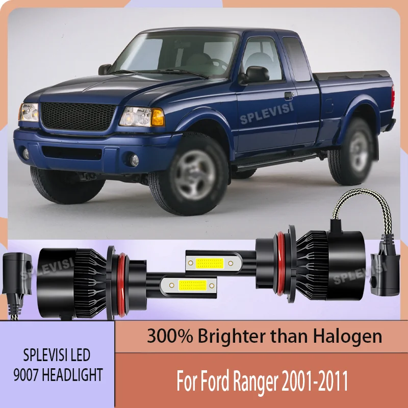 

Zero Delay 9007 LED Headlight Replacement Conversion Kit 60W For Ford Ranger 2001 2002 2003 2004 2005 2006 2007 2008 2009-2011