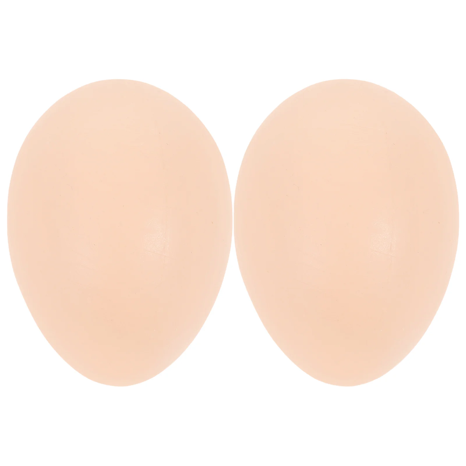 2 Pcs Simulation Eggs Imitation PVC Kids Graffiti Decorative Fake Artificial Photo Props Model Chicken Craft Easter
