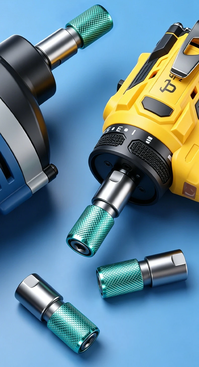 1/2 3/8 Fast Change Bit Holder Electric Hand Drill Hex Adapter Electric Tools Conversion Head Quick Release Drill Converter