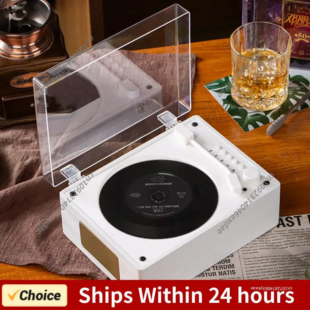 

Винтажный кожаный портативный CD-плеер с перезаряжаемой батареей, пультом дистанционного управления, поддержкой Bluetooth 5.0, USB и 3.5 мм AUX для телефона.