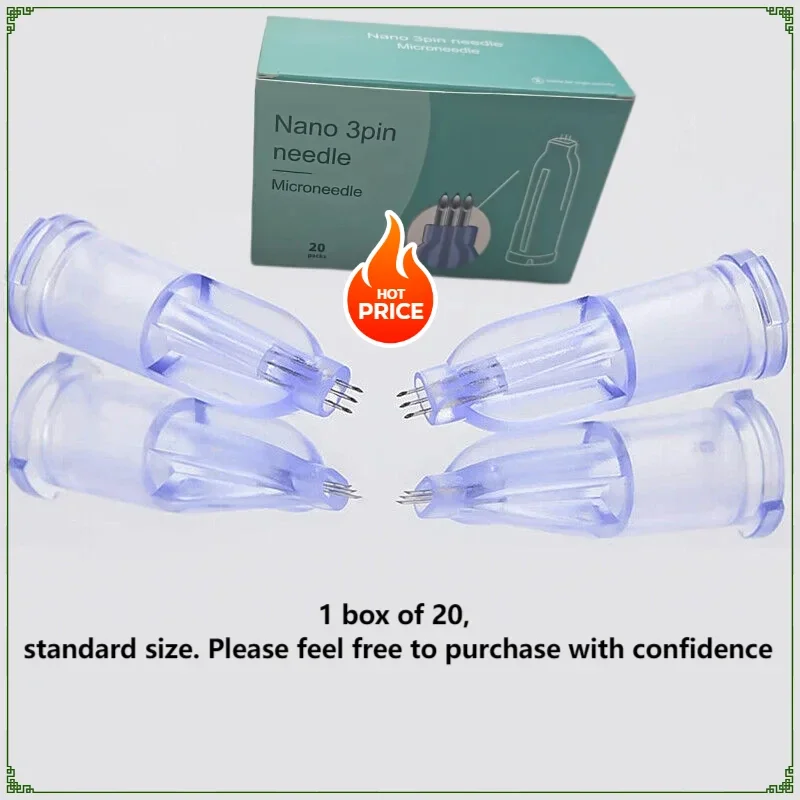 Nanosoft 3pins 0.6/1.0/1.2/1.5 Micro Connector High Quality Sterile Single Packaged Crystal Multi-needle