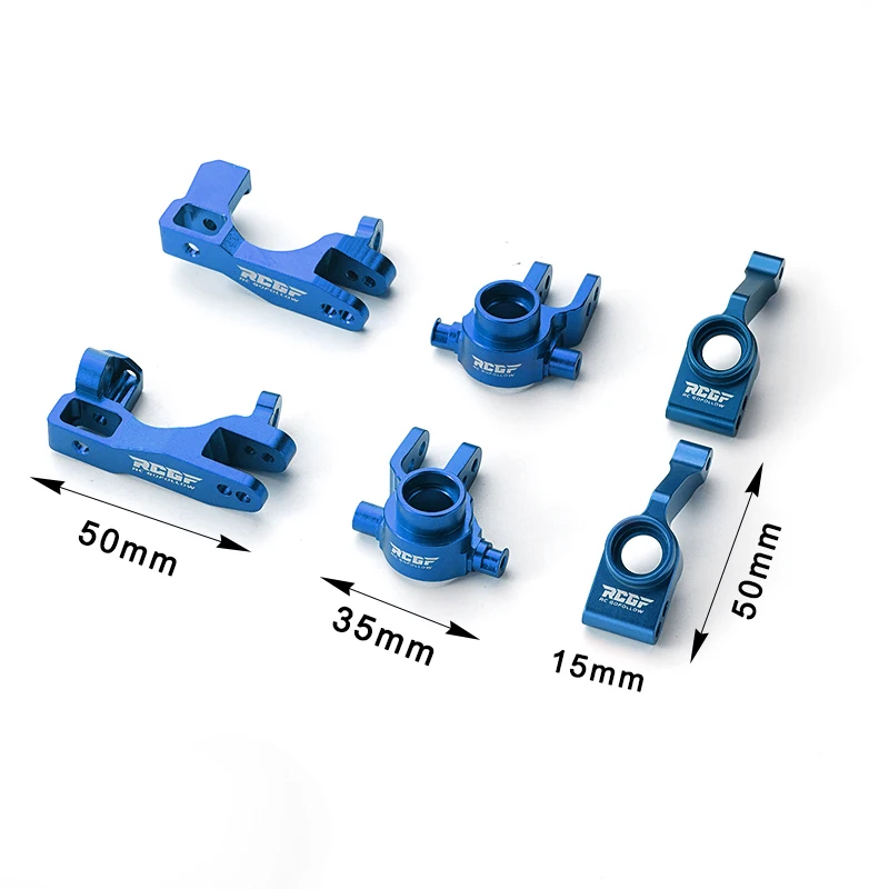 RCGOFOLLOW-Servo Saver Set para 1/10 Traxxas SLASH 4X4 Rustler Stamped Hoss VXL, piezas de actualización