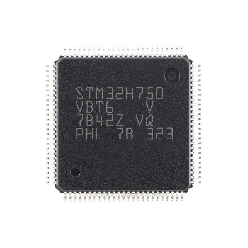 STM32H750VBT6 LQFP-100 STM32H750 STM32 H750VB H750VBT ARM Cortex-M7 32-bit Microcontroller MCU Chip IC Controller