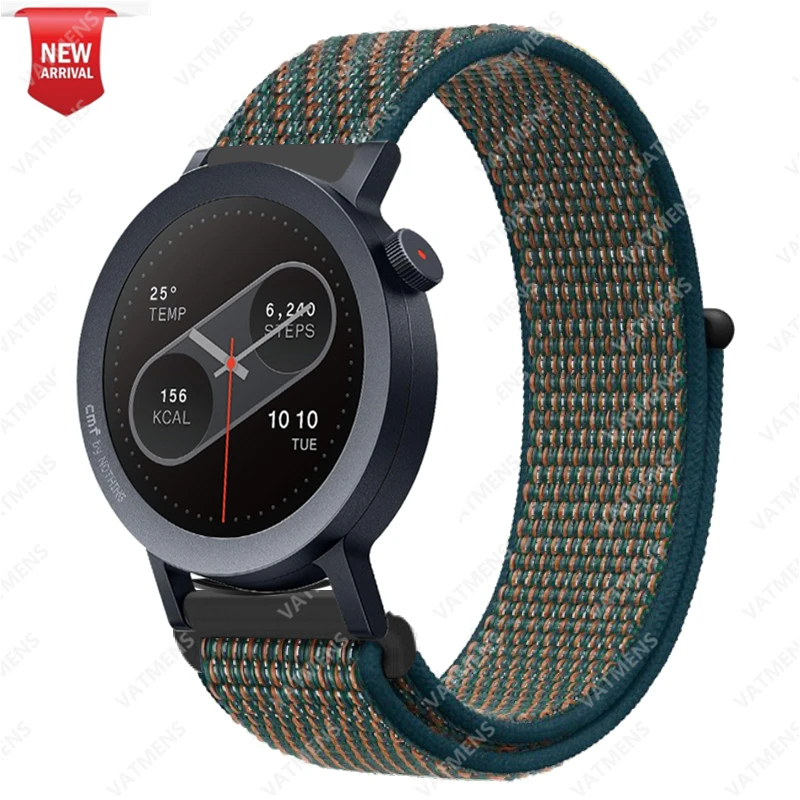 Watch Pro 2-Armband für CMF Watch Pro 2 Ersatz-Smartwatch-Armband, Nylon-Sport-Loop-Armband, Correa-Band – Detail 21
