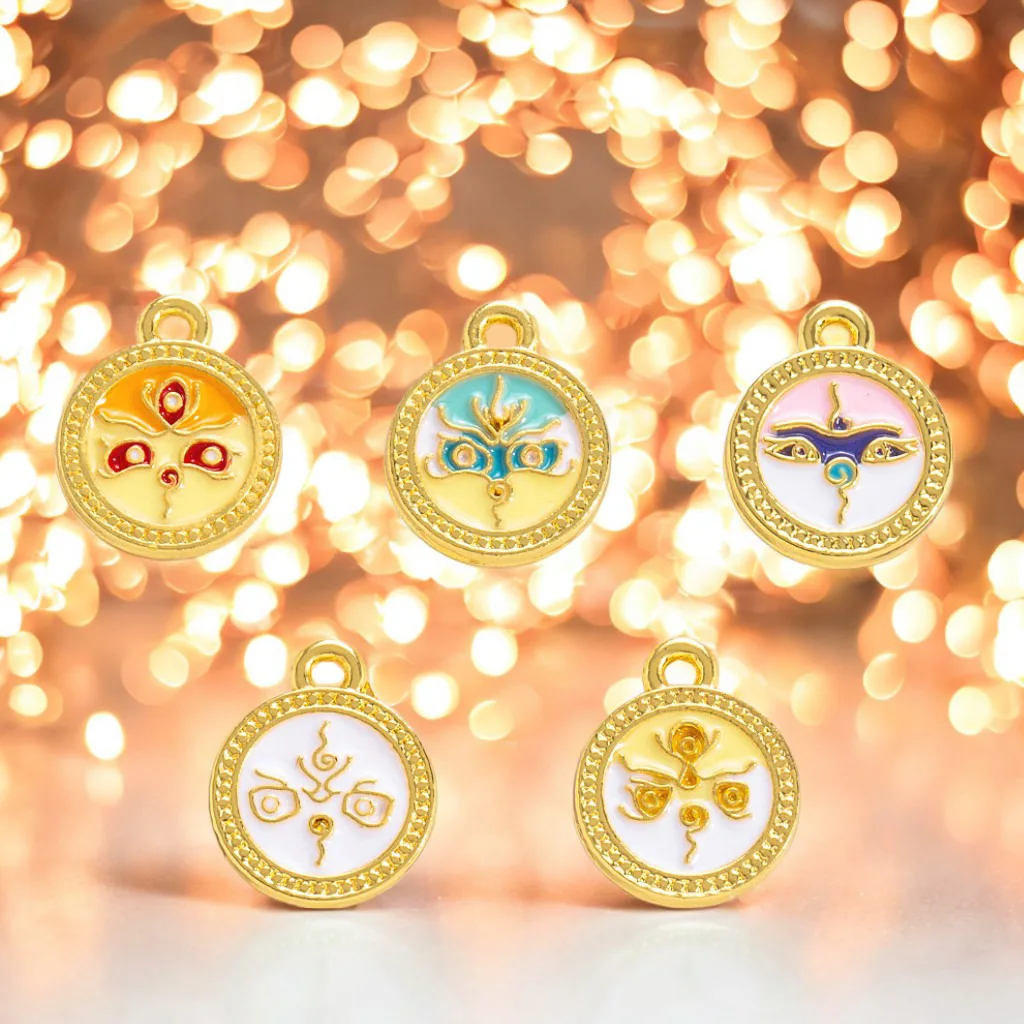 

Синий стиль в древнем стиле, счастливое богатство, песок, золото, аксессуар «сделай сам», кулон, браслет, ожерелье