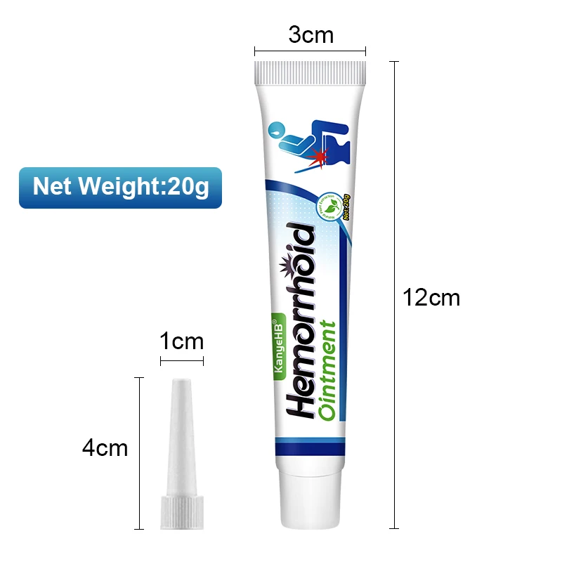 1pc Medical Hemorrhoid Cream Anus Swelling Pain Relief Cream Anal Bleeding Anti-inflammatory Hemorrhoids Treatment Ointment G026