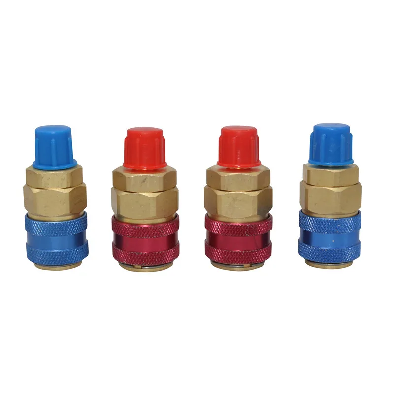 

1 Pcs R134A High Low Pressure Straight Quick Coupler Connector Car A/C Refrigerant Adapter Car Repair Tools