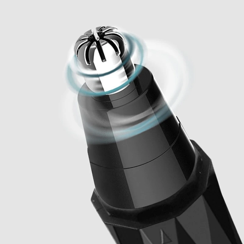 A01V-2In1 recortador eléctrico de nariz y oreja para hombres, afeitadora recargable, depilación, recortador de cejas, Kit de herramientas de cuidado facial seguro y duradero