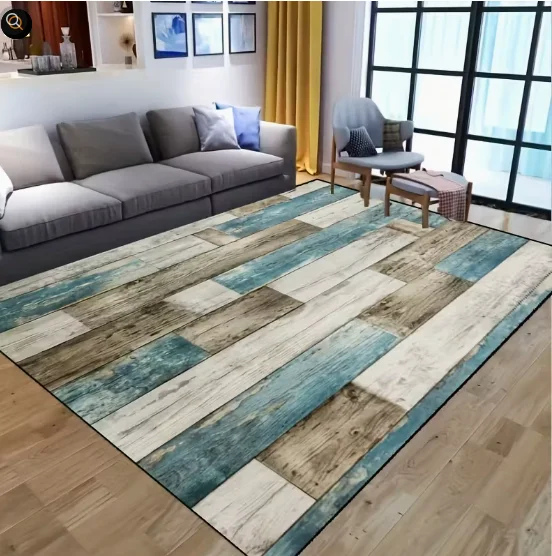 Tapis en polyester lavable en machine pour couloirs, halls, chambres d'amis, salons, terrasses extérieures, jardins, cours, tapis