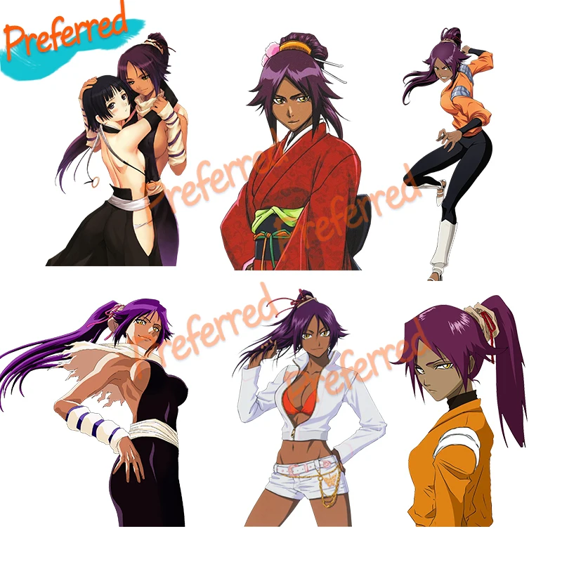 Yoruichi Shihouin Bleach Weatherproof Anime Sticker Decal: Araçlara, Bilgisayarlara ve Daha Fazlasına Uygun Güçlü ve Dayanıklı Bir Dekorasyon Seçeneği