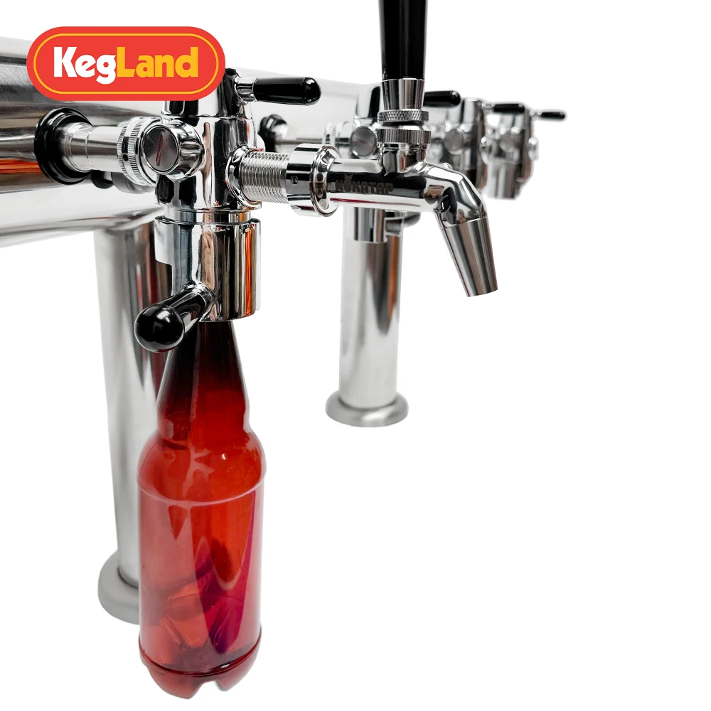 KegLand No-foam Beer Bottle Filler Foam Remover Defoamer Stainless Steel Filler Home Brewing