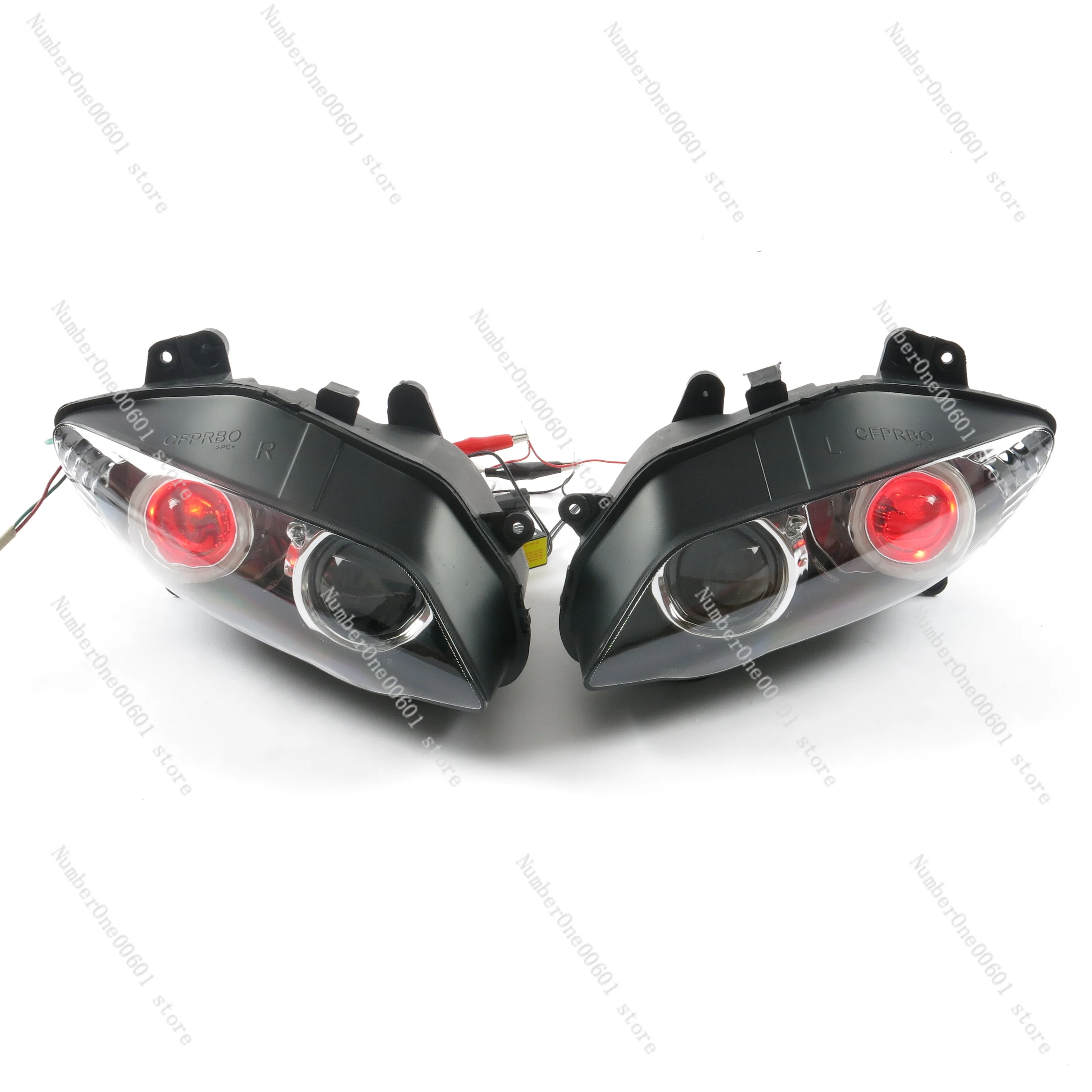 Motorcycle Headlight  W Angel Eyes 2004 2005 2006 Models for  YZF-R1