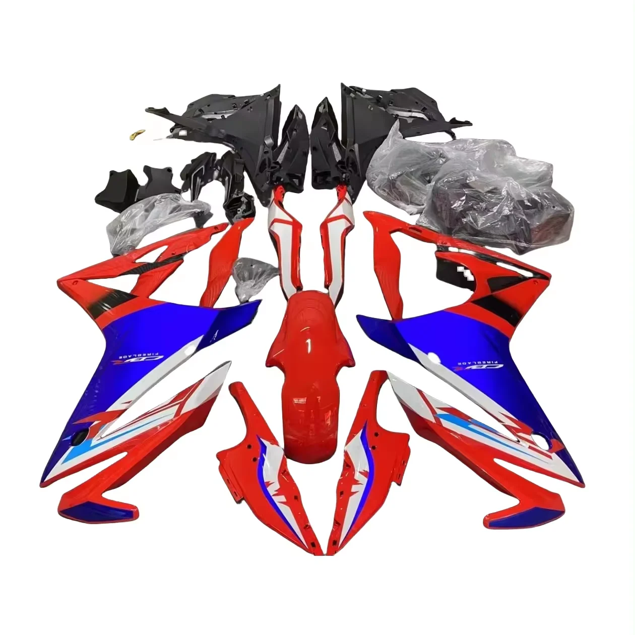 High Quality Complete Flow Motorcycle Parts For CBR500r 16-18 years  ABS Plastic Fairing Kit