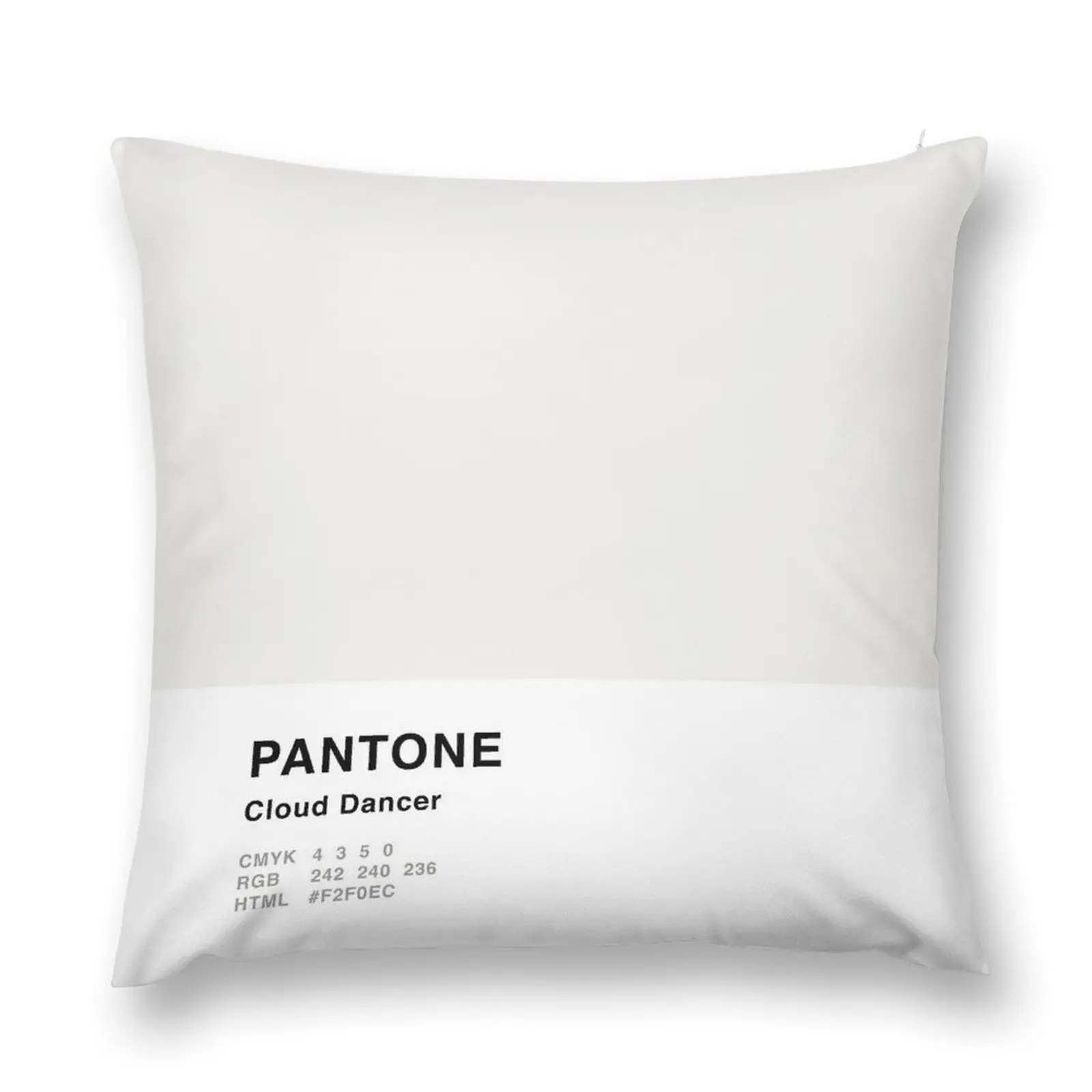 Cloud Dancer Grey Pantone Simple Design Throw Pillow Cushions Cover pillows decor home Christmas Cushion For Home pillow