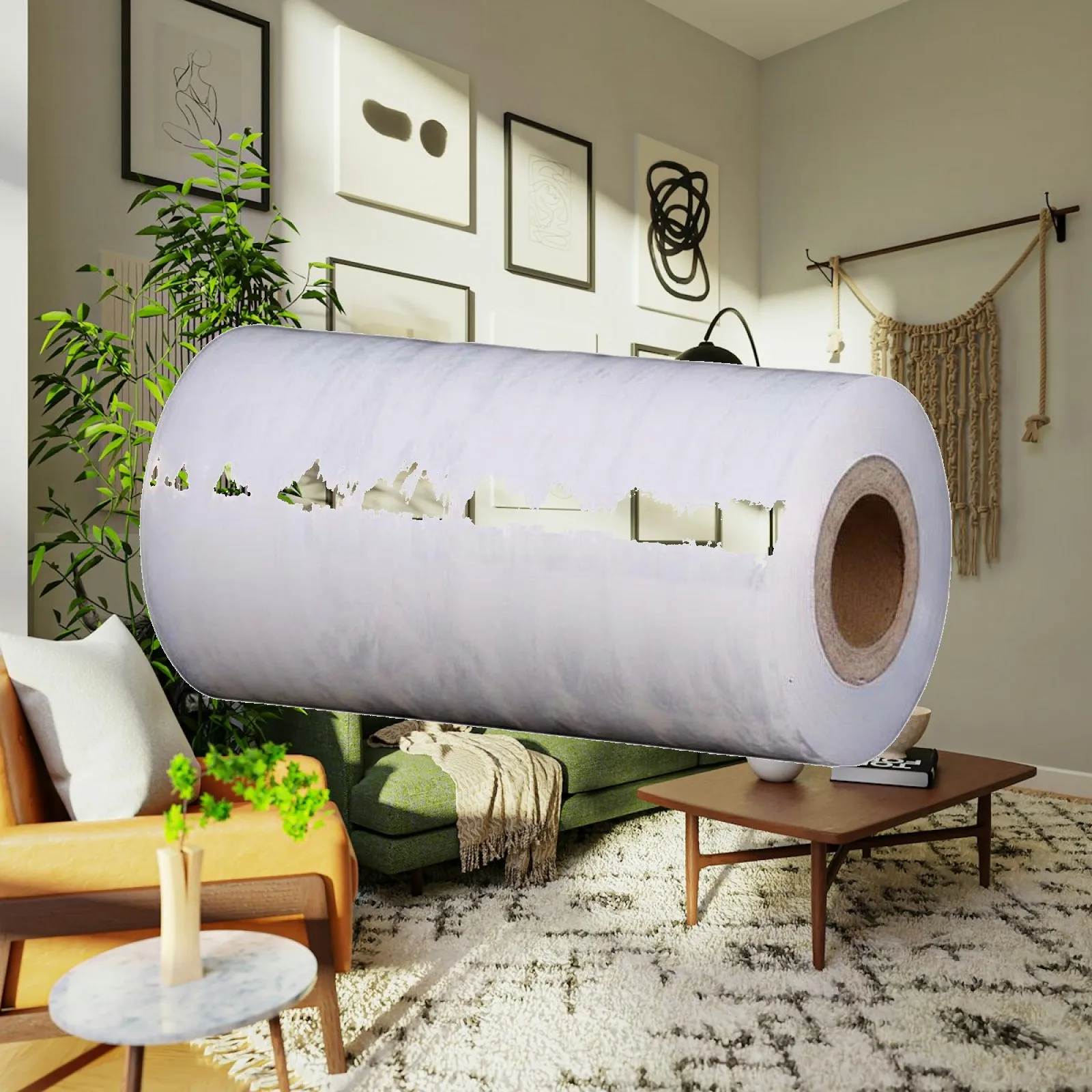 PE Stretch Film Roll Self-Adhering Stretch Wrap Film Heavy Duty Industrial Wrap
