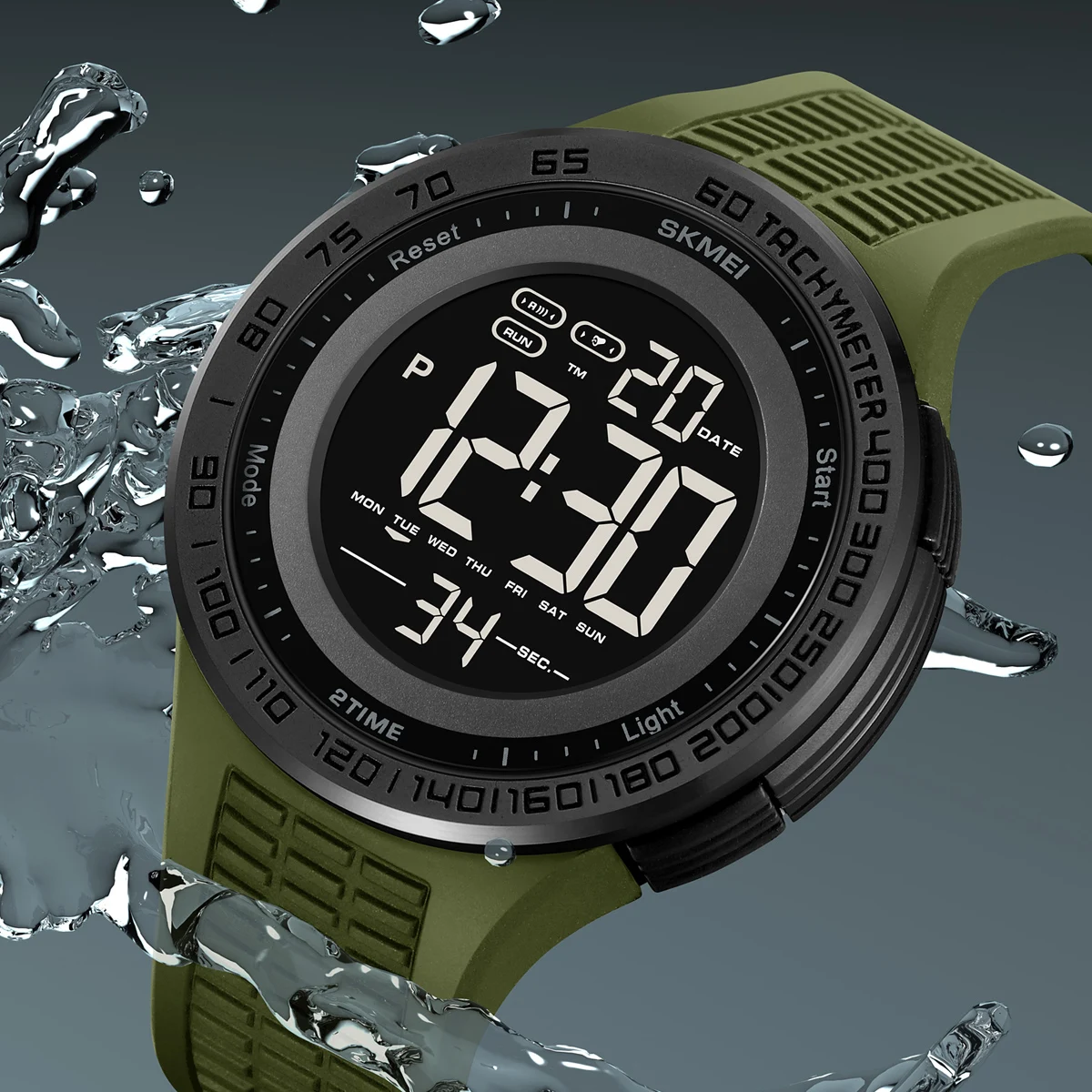 SKMEI Casual 3Bar Waterproof Digital Wristwatches Clock Sports Electronic Watch Men\'s Military Watches High Quality Reloj Hombre