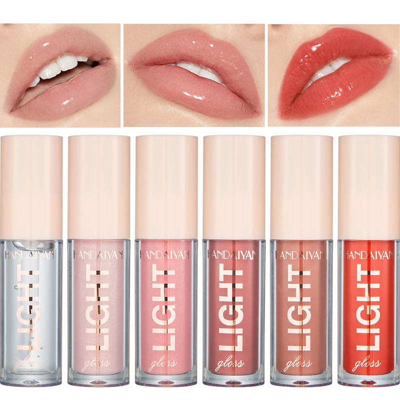 Spiegel Shimmer Lip Glazuur Hoge Hydraterende Nude Vloeibare Lippenstift Sexy Parel Lipgloss Glanzende Plumping Lippen Make-Up Cosmetisch