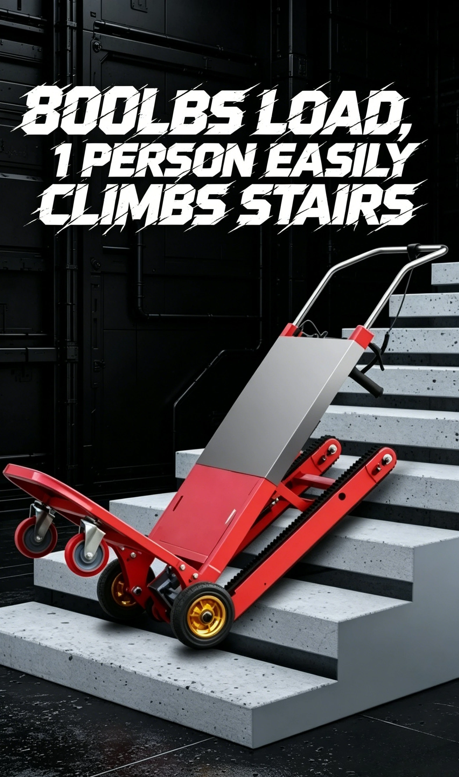 Lift Climber Cart Service Equipment Dolly Trolley Cargo Climbing Machine Device Crawler-Type Portable Electric Stair