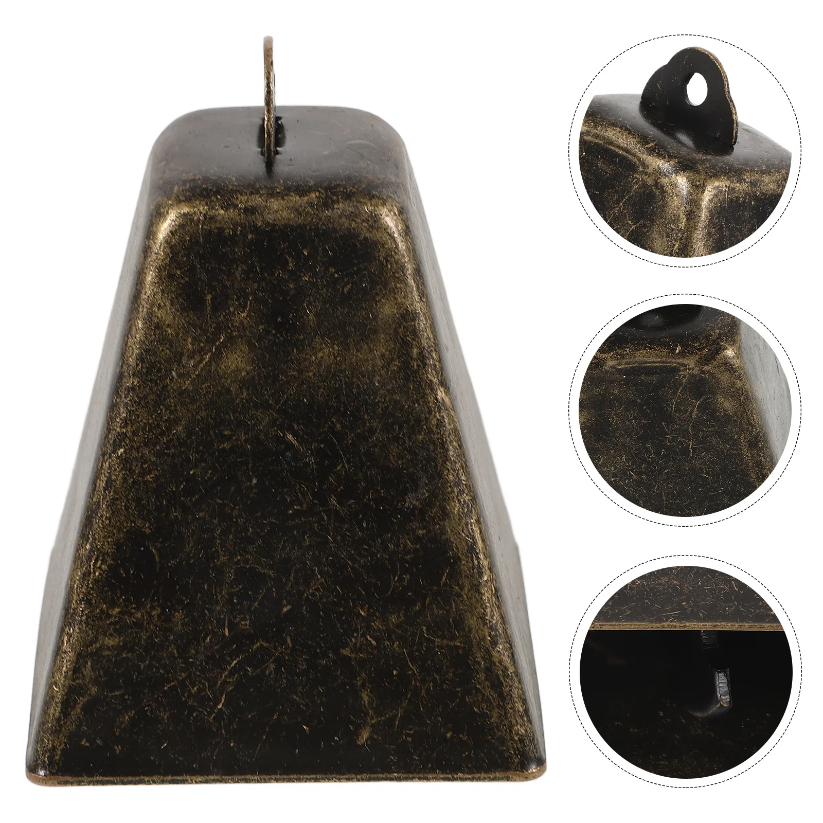 

Iron Cowbell for Dogs Stylish Shape Versatile Use As Pendant Or Collar Bell Bells for Dogs Dog Collar Bell