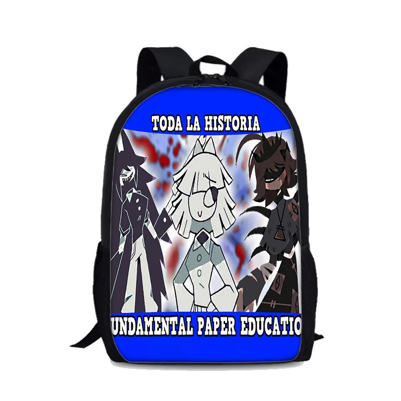 Fundamental Paper Education Backpack Miss Circle Bookbag Fundamental Paper Education School Bag Pencil Bag Mochila For Students